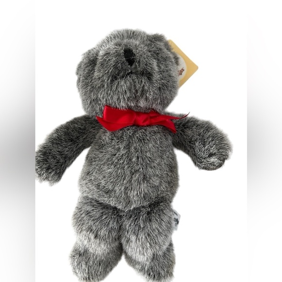 RUSS soft N Suede plush gray Tippy Bear - Picture 3 of 5